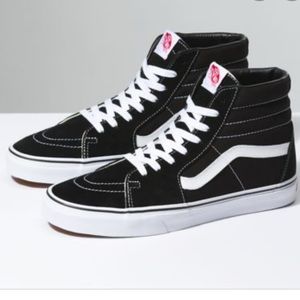 black sneakers high tops